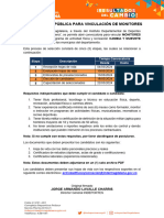 Convocatoria Monitores Cambia y Múevete 2024