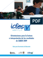 Orientaciones para la lectura e interpretación de los resultados. Guía para las secretarías de educación