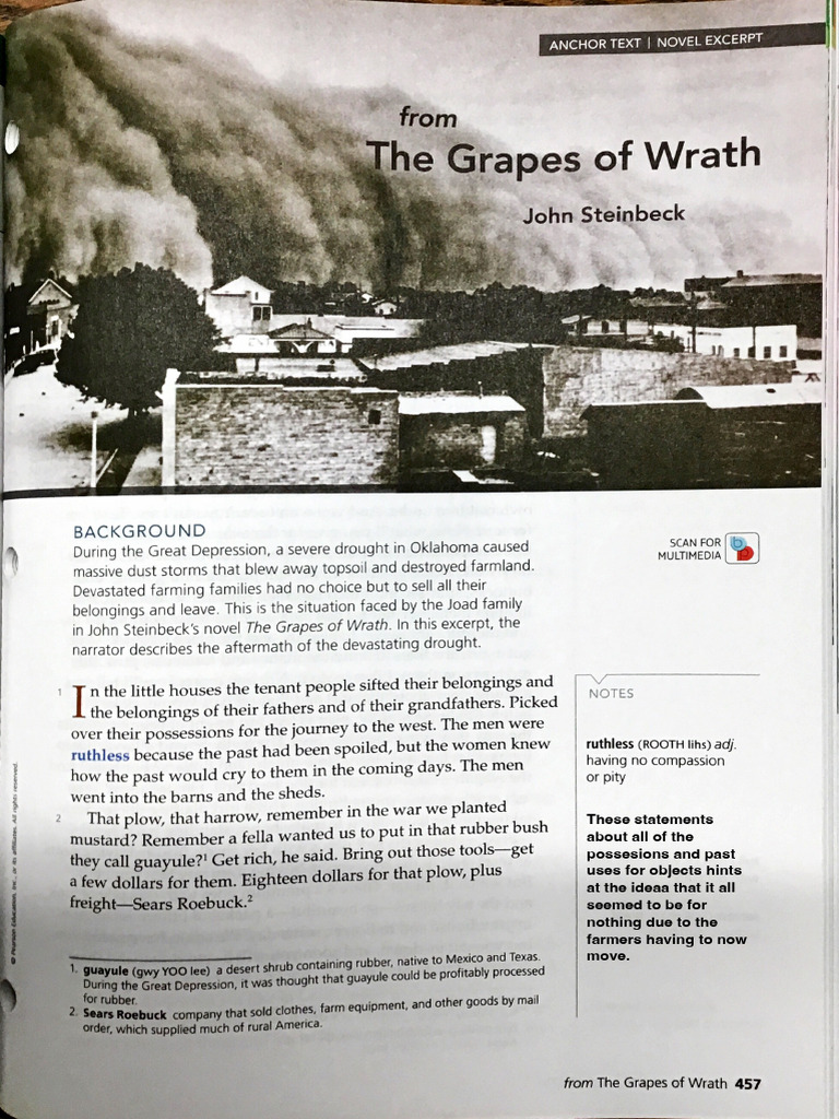 Grapes of Wrath Excerpt PDF