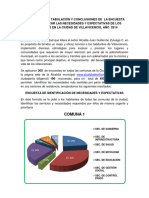 Consolidacion, Tabulacion y Conclusiones de Encuesta de Necesidades y Expectativas de Los Usuarios 2014