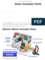 Electric Motor Actuator Parts - Instrumentation Tools