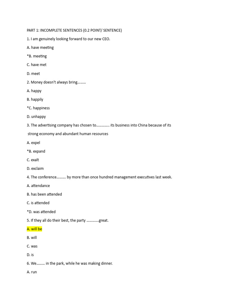 Sentence Rearrangement Practice PDF | PDF