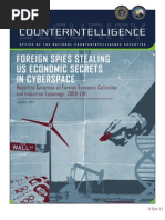 DNI Report - Foreign Spies Stealing U.S. Economic Secrets in Cyberspace