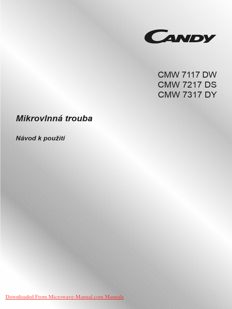 Candy CMW 7117 DW | PDF