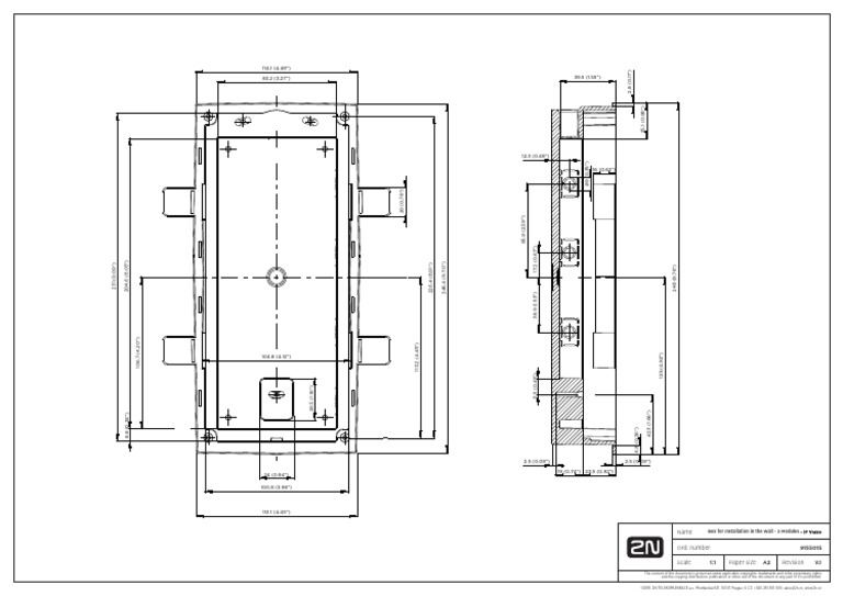 Ip Verso Box Installation in The Wall 2 Modules Datasheet en | PDF ...