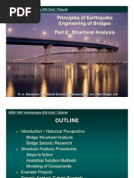 Principles of Earthquake Engineering of Bridges Part 2. Structural Analysis