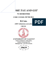 Income Tax and GST