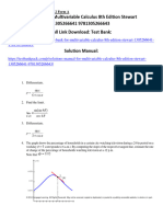 Test Bank For Multivariable Calculus 8Th Edition Stewart 1305266641 9781305266643 Full Chapter PDF