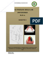 Buku Panduan Skills Lab Ortodonsia 2023