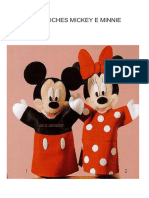 FANTOCHES MICKEY E MINNIE