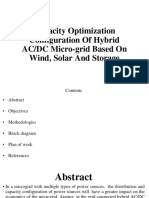 Capacity Optimization Configuration of Hybrid AC