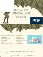 Diy Natural Perosnal Care Workshop