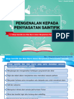 1.7 Sikap Saintifik Dan Nilai Murni Dalam Menjalankan Penyiasatan Saintifik