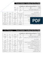 9th Biology Chapter4 Test 4