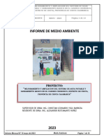 Informe #10 Medio Ambiente Supervision - Mayo 2023 - Chororco