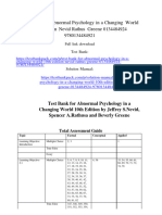 Test Bank For Abnormal Psychology in A Changing World 10Th Edition Nevid Rathus Greene 0134484924 97801344849 Full Chapter PDF