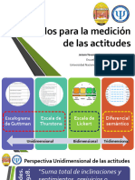 Medición de Las Actitudes