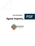 Business Plan Agave Imports SA (Mezcal)