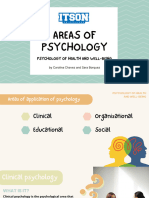 Areas of Psychology