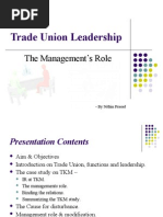 Download Trade union leadership and Managements role  by Nithin Prasad SN71579026 doc pdf