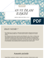 İman Ve İslam İlişkisi