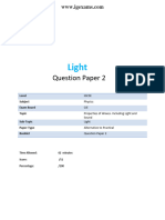 32.2 Light CIE IGCSE Physics Practical QP