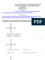 Test Bank For Algebra and Trigonometry Graphs and Models 5Th Edition Bittinger Beecher Ellenbogen Penna 9780321783974 032178397 Full Chapter PDF