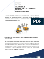 Guía de Aprendizaje y Taller Elaboración de Un Doc. Administrativo - 3°C y G