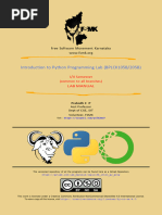 Python Lab Manual Updated