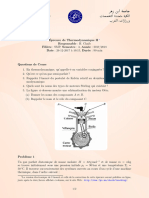 FPO SMP DS Thermodynamique II 2017 12 26