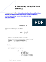 Digital Signal Processing Using Matlab 3Rd Edition Schilling Solutions Manual Full Chapter PDF