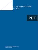 Calidad Aguas de Bano en Espana 2020