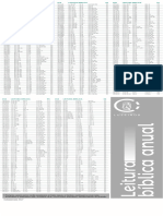 Plano de Leitura Bíblica Luzeiros