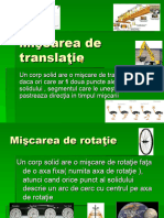 Miscarea de Translatie Si Rotatie