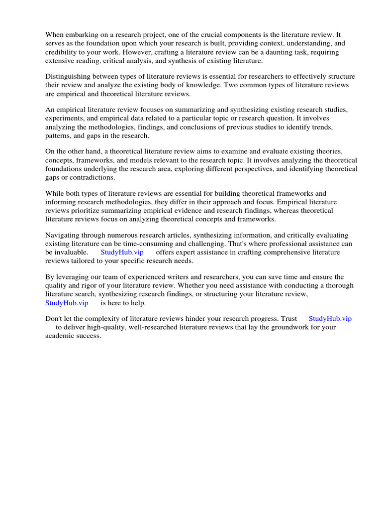 what-is-the-difference-between-bn-empirical-literature-review-and