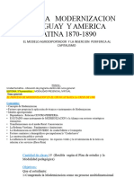 Primera Modernizacion Uruguay y America Latina 1870-1890