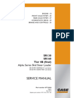 Case SR130 SR160 Tier 4B (Final) Alpha Series Skid Steer Loader Workshop Service Repair Manual 47712624