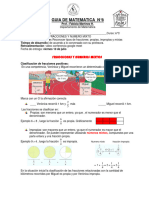 Cotrol de Clacificación y Graficar Fracciones