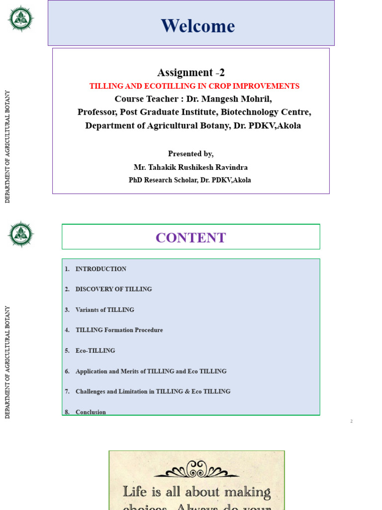 Tilling And Eco Tilling Download Free Pdf Mutation Single