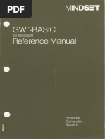 100213-001 GW-BASIC Reference Manual 1984