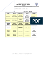 Horario 5º, 24 Si