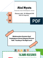 Aksi Nyata Assesmen Awal Pembelajaran Literasi