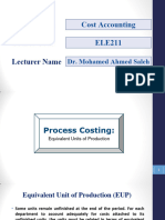 Lecture 11 Process Costing - 2nd