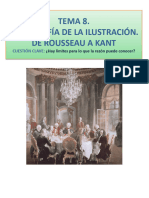 La Filosofía de La Ilustración. de Rousseau A Kant (1 Parte, Alumnos)