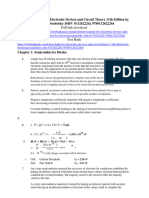 Solution Manual For Electronic Devices and Circuit Theory 11Th Edition by Boylestad Nashelsky Isbn 0132622262 9780132622264 Full Chapter PDF