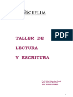 Chaab, Romano y Diumenjo (CEPLIM Mendoza) - Taller de Lectura y Escritura