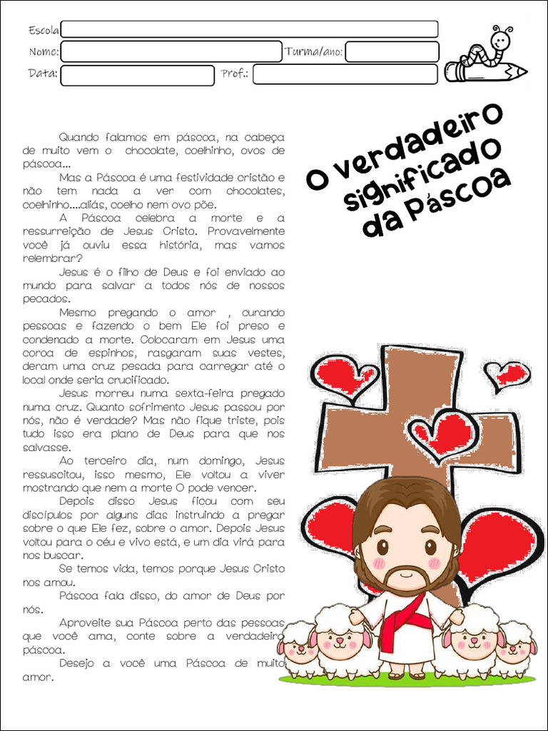 O Verdadeiro Sentido da Páscoa | PDF | Páscoa | Jesus