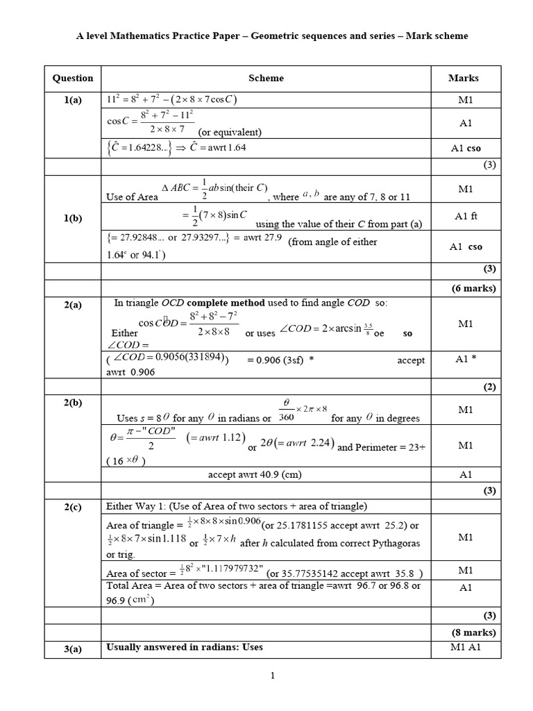 Trig Part 1 MS Download Free PDF Area Trigonometry