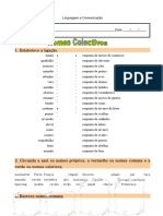 Nomes Próprios, Comuns e Coletivos