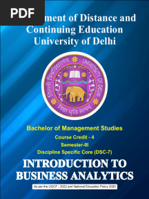 DSC-7 Introduction To Business Analytics Sol Chapter